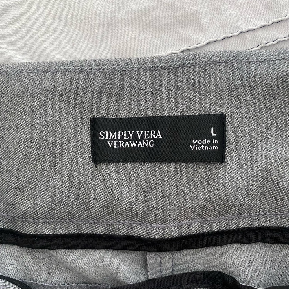 Bundle of 4 Women's Simply Vera Vera Wang Luxe Twill Ankle Pants - Picture 6 of 6